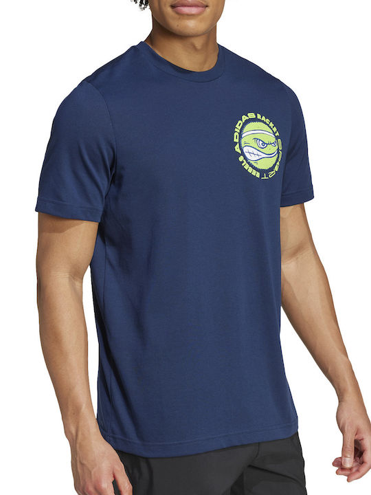 Adidas Men's Athletic T-shirt Short Sleeve Blue