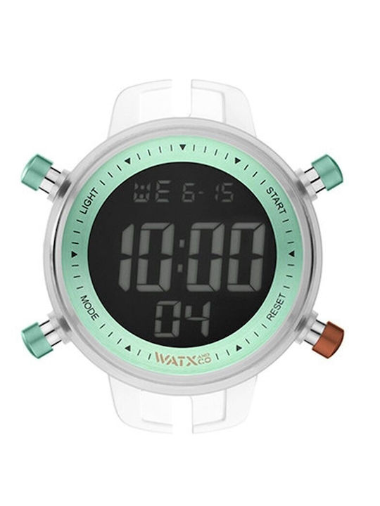 WATX & CO Γυναικείο Ρολόι 43mm Μπαταρίας σε Λευ...
