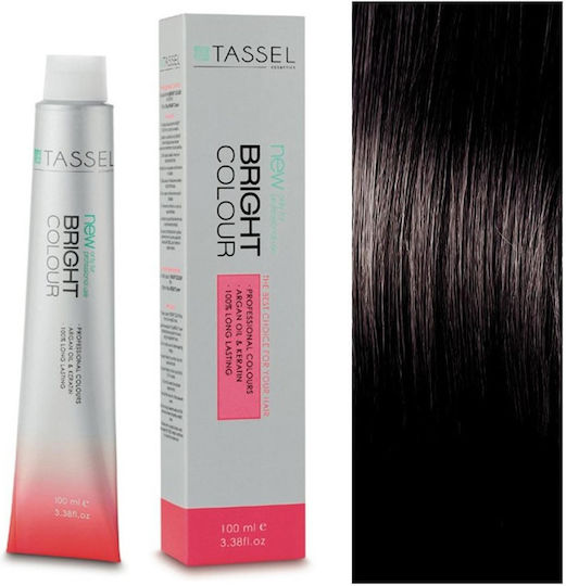 Eurostil Bright Colour Βαφή Μαλλιών Castaño Oscuro N3 2x100ml