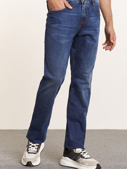 Edward Jeans Men's Jeans Pants in Regular Fit Blue Denim