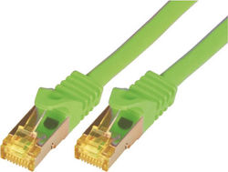 MCAB S/FTP Cat.7 Καλώδιο Ethernet 2m Πράσινο