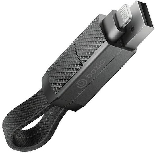 Energea USB-A zu Lightning Kabel 60W Schwarz 0.15m (CBL-GC4N1-BLK015)