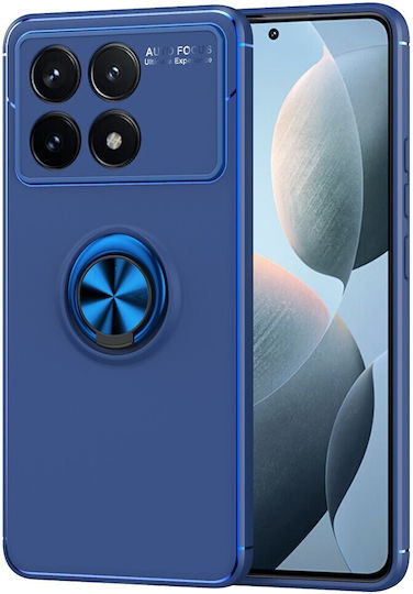 Back Cover Silicon Albastru (Xiaomi Poco F6 Pro 5G)