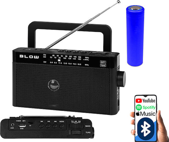 Blow DM-77-539 – 135431 Επιτραπέζιο Ραδιόφωνο Μαύρο