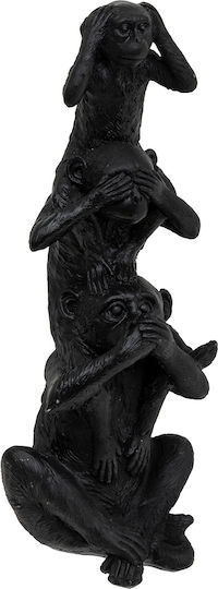 Dekorative Affe aus Polyresin 8.4x8x24.5cm 1Stück