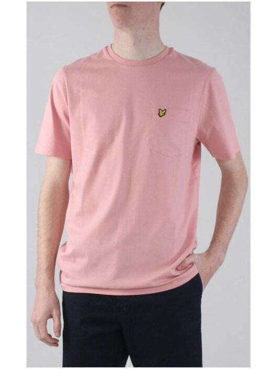 Lyle and Scott Ανδρικό T-shirt Κοντομάνικο Ροζ