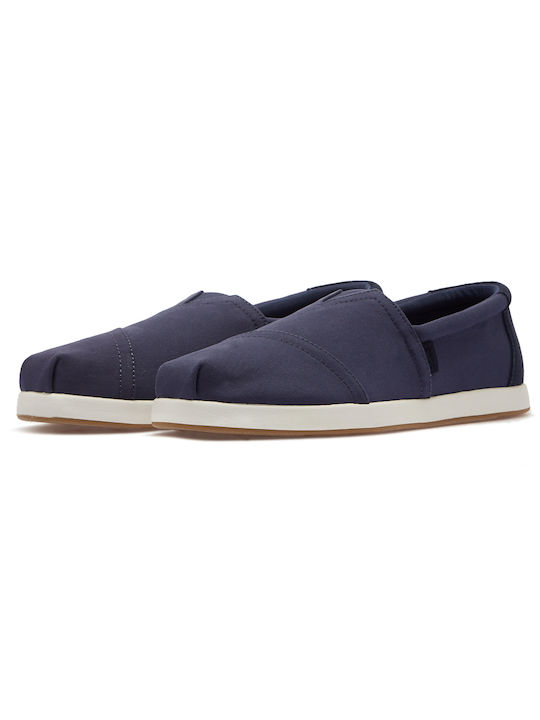 Toms Suede Ανδρικές Εσπαντρίγιες σε Μπλε Χρώμα