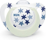 Nuk Pacifier Silicone Star Night Blue Night for 6-18 months 1pcs