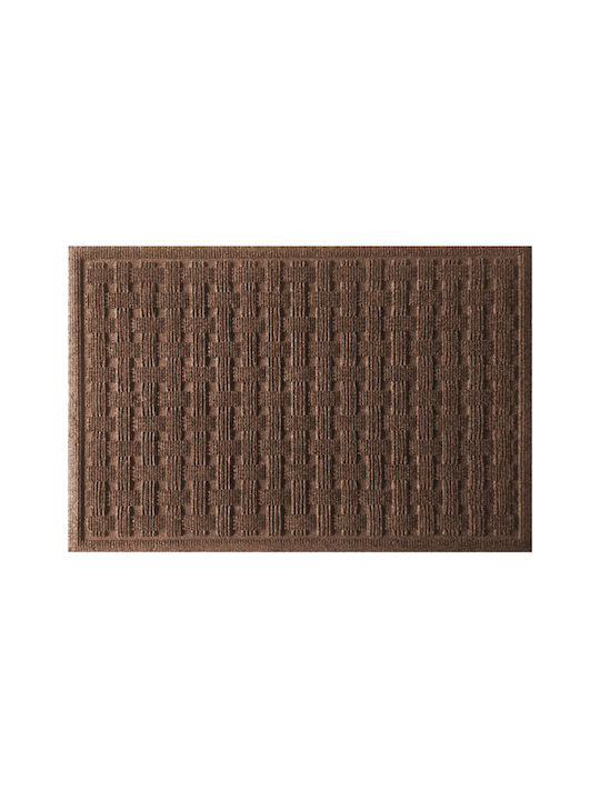 TnS Entrance Mat made of Rubber Brown 40x60cm T...