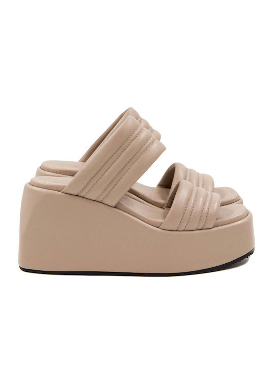 Robinson Women's Platform Wedge Sandals Beige