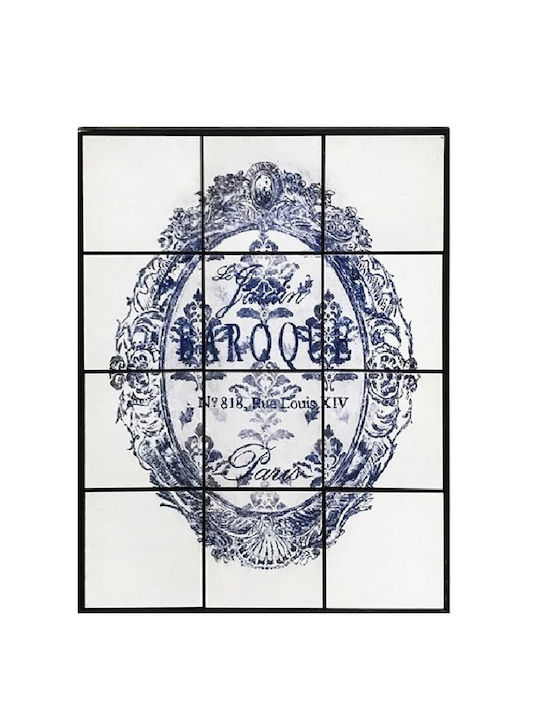 Placă emblemată pentru decorare perete 63x4x84 cm