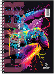 Salko Spiral Notebook Cyber 3 Subjects