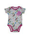 Disney Mini Mome Baby Underwear Bodysuit Short-Sleeved Unicorn White-Fuchsia 1pcs