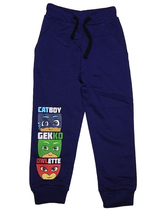 Kids Sweatpants Navy Blue Pj Masks