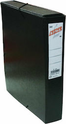 Κουτί Αρχειοθέτησης Λάστιχο Leizer Fiber 25x35x5cm Kfl Μαύρο