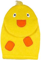 Standelli Baby Bath Glove Duck Yellow 1pcs