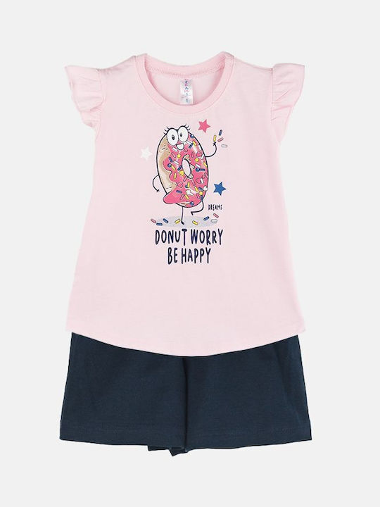 Dreams Kids Pyjamas Summer Pink