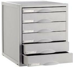 Modular Filing Cabinet Archivo 2000 Archisystem 6 Συρτάρια Γκρι 35,6 X 31,6 X 36,2 Cm