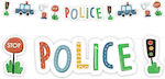 Police Paper Garland 300 cm