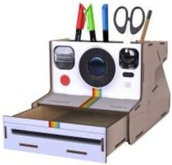 Mustard Polaroid Sofortbildkamera DIY Stiftehalter