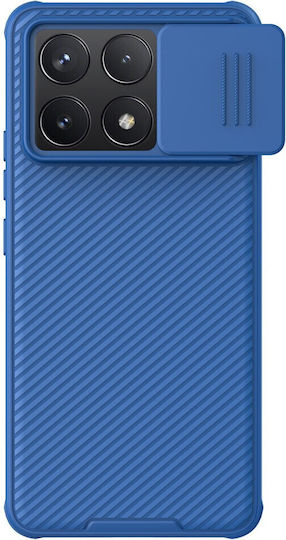 Nillkin Camshield Pro Back Cover Plastic / Silicone / Tempered Glass Blue (Poco F6 Pro)