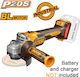 Ingco Wheel 115mm Battery Brushless with Speed ...