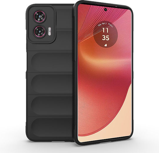 Techsuit Magic Back Cover Πλαστικό / Σιλικόνης Μαύρο (Motorola Edge 50 Fusion)