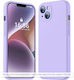 Techsuit Задна корица Силикон Лилав (Oppo Reno12 Pro)