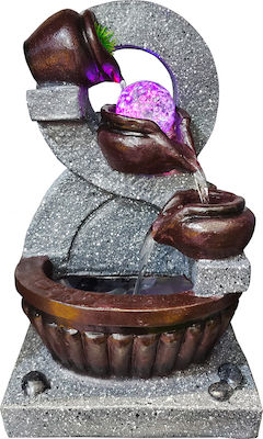 Home Use Fountain with Light 18x20x35cm