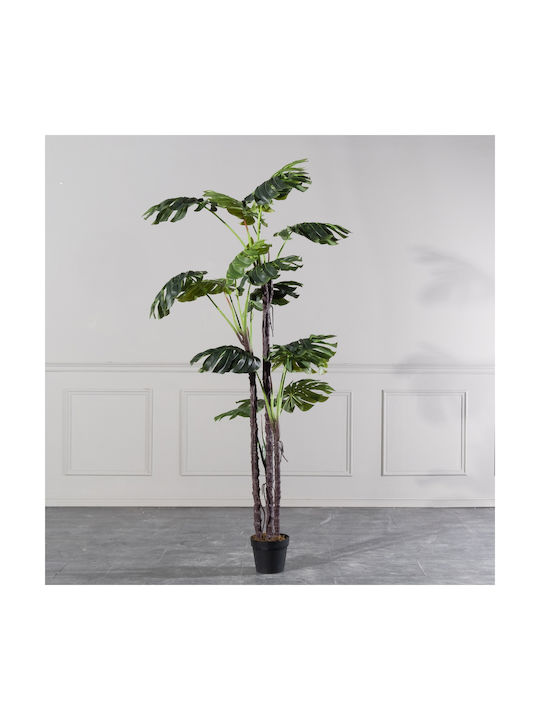 Artificial Outdoor Tree Monstera Green 210cm Supergreens
