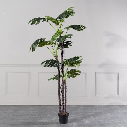 Изкуствено дърво за външно пространство Monstera Green 210см Supergreens