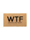 Velcoc Entrance Mat made of Coir with Anti-slip Backing Black 40x70cm