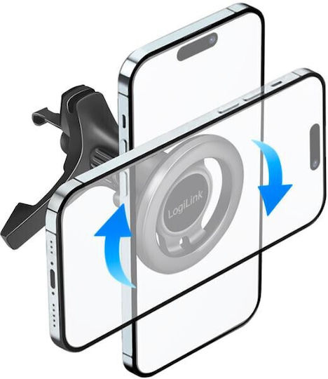 LogiLink Car Mobile Mount with Magnet Black