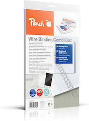 Peach Plastic Spine / Spiral Bookbinding 6mm Peach Plastic Spine / Spiral Bookbinding 6mm