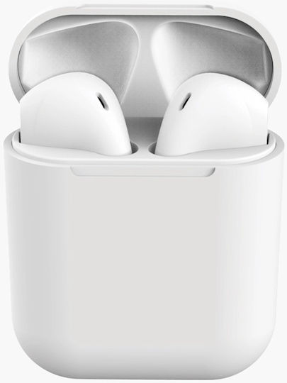Moye Aurras Earbud Bluetooth Handsfree Căști cu Carcasă de Încărcare Alb