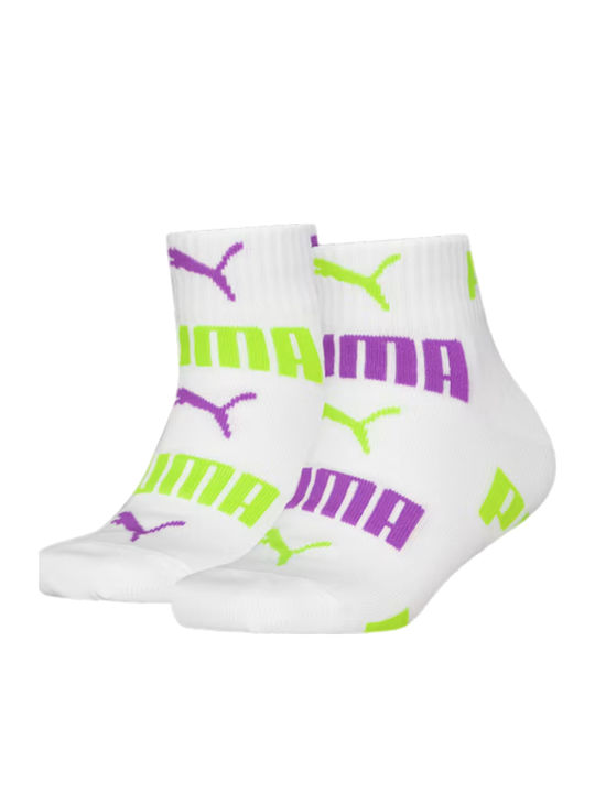 PUMA Детски чорапи Logo Бели 2 Чифта