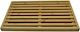 Ankor Rectangular Wooden Chopping Board for Bread Beige 40x25cm