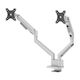 Neomounts Stand Desk Mounted for 2 Monitors up to 32" with Arm White (DS70-250SL2)