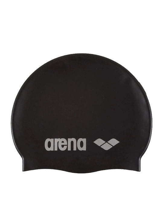 Arena Silicone Kids Swimming Cap Black