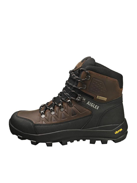 Aigle Männer Wanderschuhe Wasserdicht mit Gore-Tex-Membran Braun