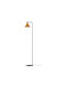 Braytron Floor Lamp with Socket for Bulb E27 Black