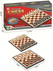 Schach Dame 2 in 1 21x11x3cm