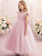 Children's Dress Sleeveless Tulle Pink