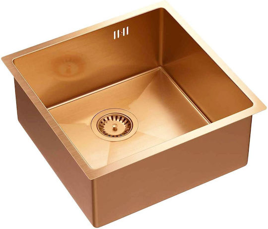 Quadron Drop-In Мивка Inox Ш44xД44см Сребрист