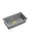 Quadron Drop-In Sink Synthetic Granite W76xD44cm Gray