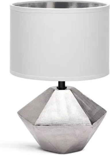 ForHome Keramik Tischlampe für Fassung E14