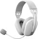 White Shark Butterfly Wireless Over Ear Gaming Headset with Connection Bluetooth / USB White