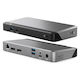 Alogic DX2 USB-C Докинг станция с DisplayPort 4K PD Етърнет и свързване 2 монитора Сив