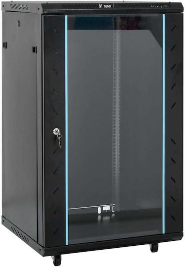 Καμπίνα Δικτύου Περιστ Πόδια 18u 19" Ip20 60x60x100 Εκ 600 X 600 X 1000 Mm