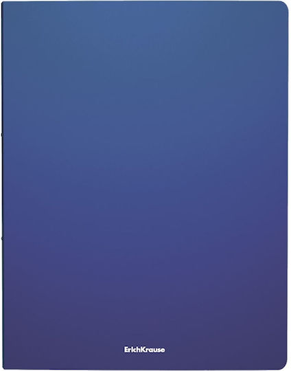 Erichkrause A4 Clipboard Folder 30 Pockets Matt Classic Blue 59190